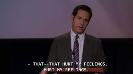 Paul Rudd as Bobby Newport in Parks and Recreation