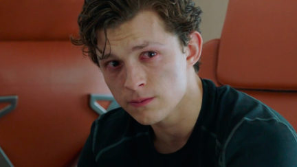 Tom Holland as Peter Parker in Spider-Man: Far From Home