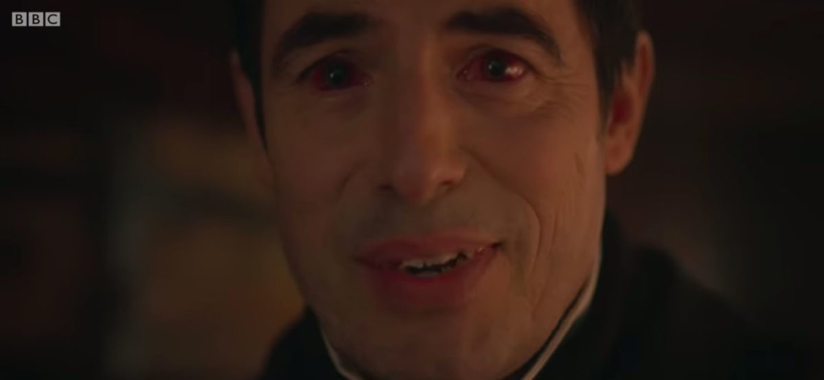 Screengrab from Moffat's Dracula