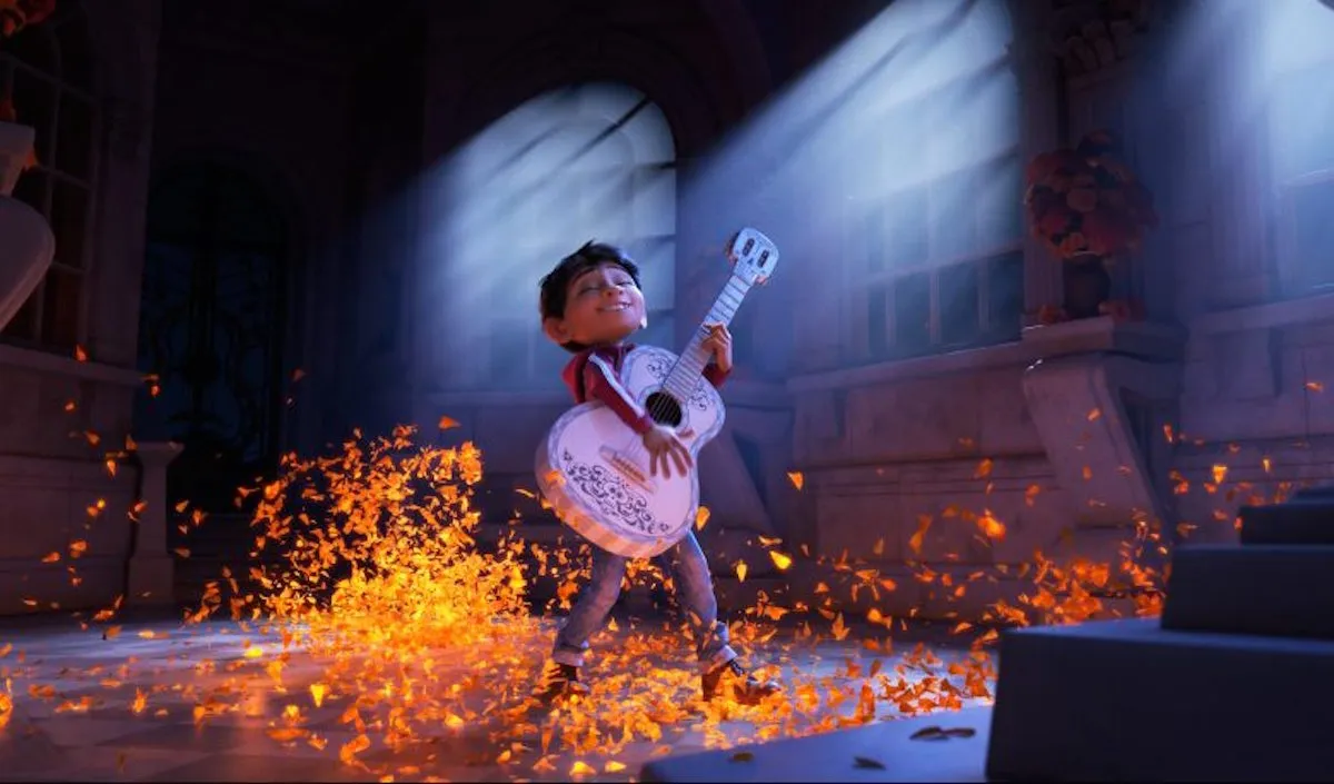 Miguel with Guitar in 'coco'