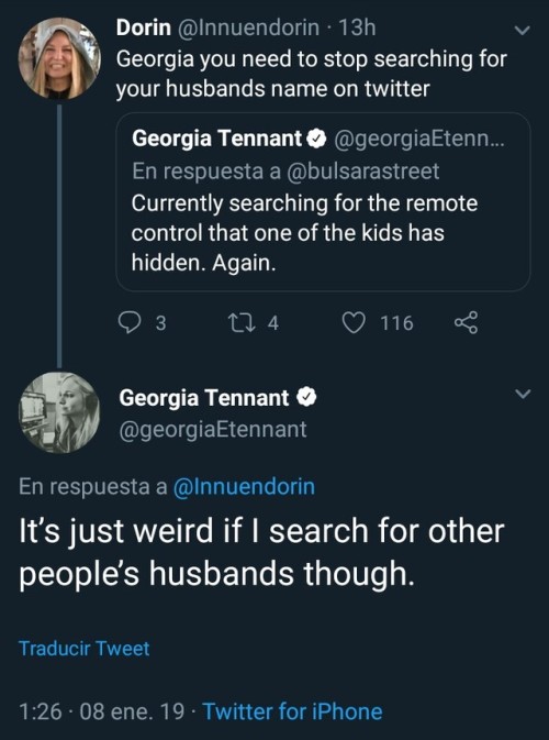 Georgia Tennant on Twitter