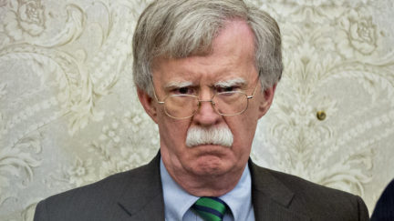 John Bolton looks super mad.