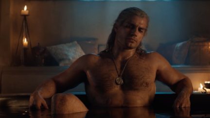 henry cavill in a tub is the markerting