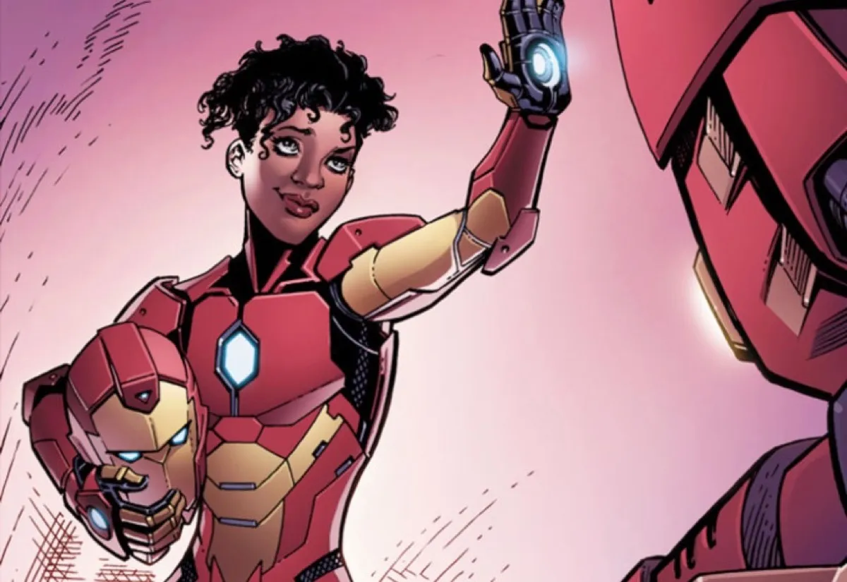 Riri Williams suited up as Ironheart in Marvel Comics.