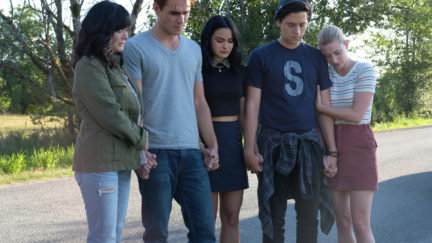 the core four and shannen doherty in riverdale