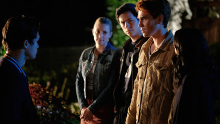 Archie faces down moose in riverdale