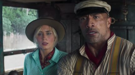 the Rock and Emily Blunt star in Jungle Cruise from Disney.