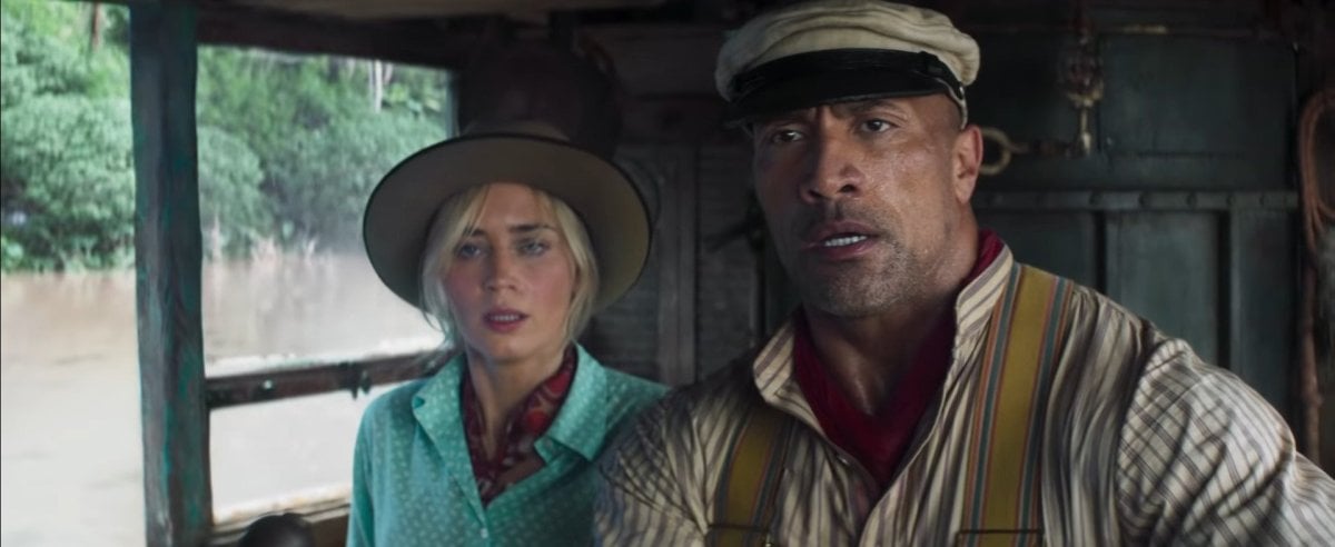the Rock and Emily Blunt star in Jungle Cruise from Disney.