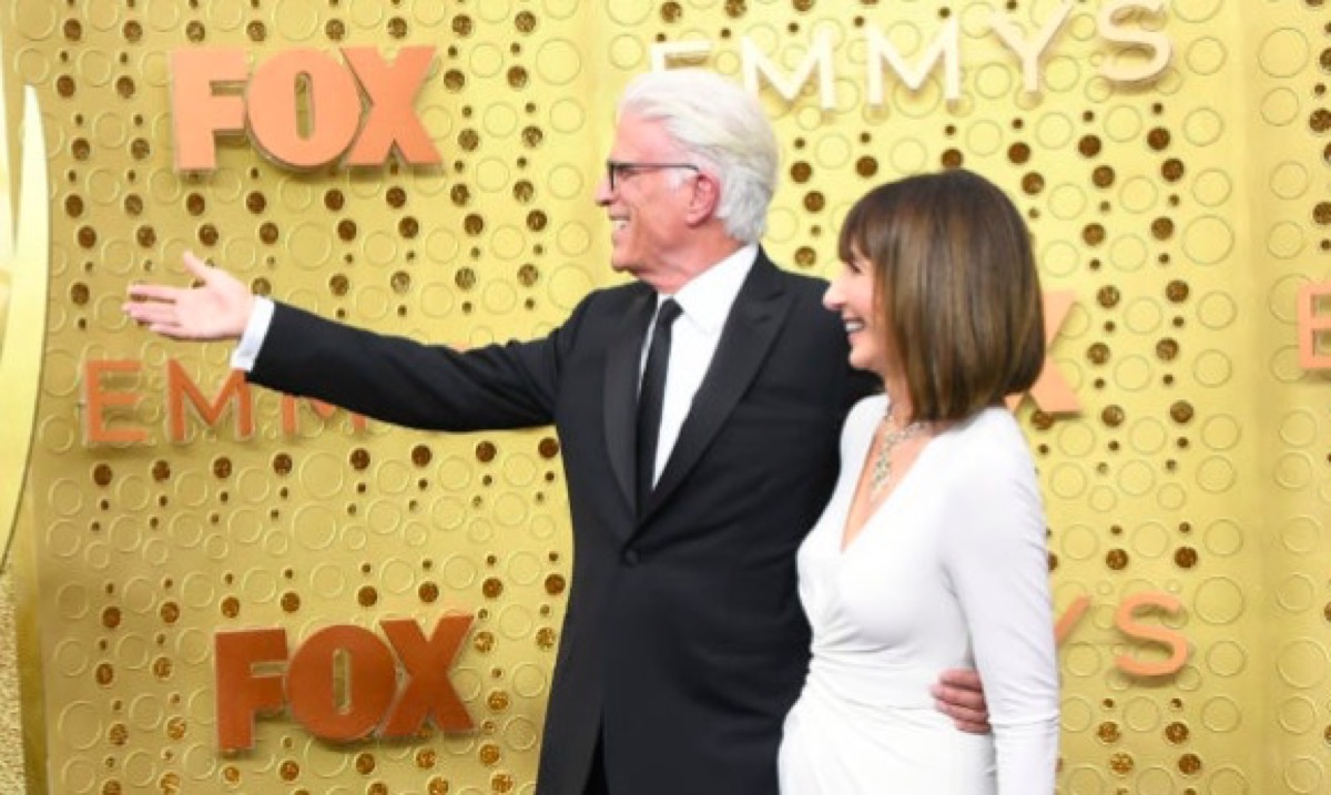 (L-R) D'Arcy Carden, Ted Danson, and Mary Steenburgen attend the 71st Emmy Awards at Microsoft Theater on September 22, 2019 in Los Angeles, California.