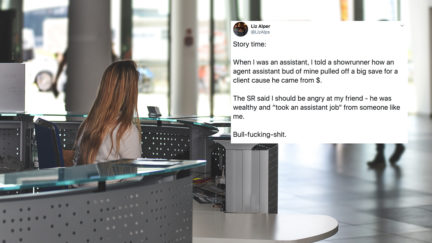 Hollywood assistants are being grossly underpaid.