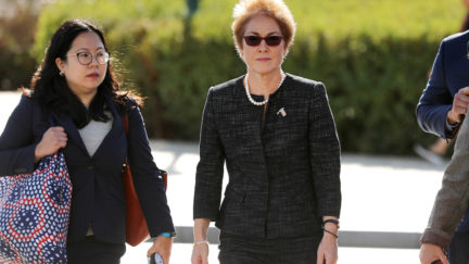 Former U.S. Ambassador to Ukraine Marie Yovanovitch arrives at the U.S. Capitol