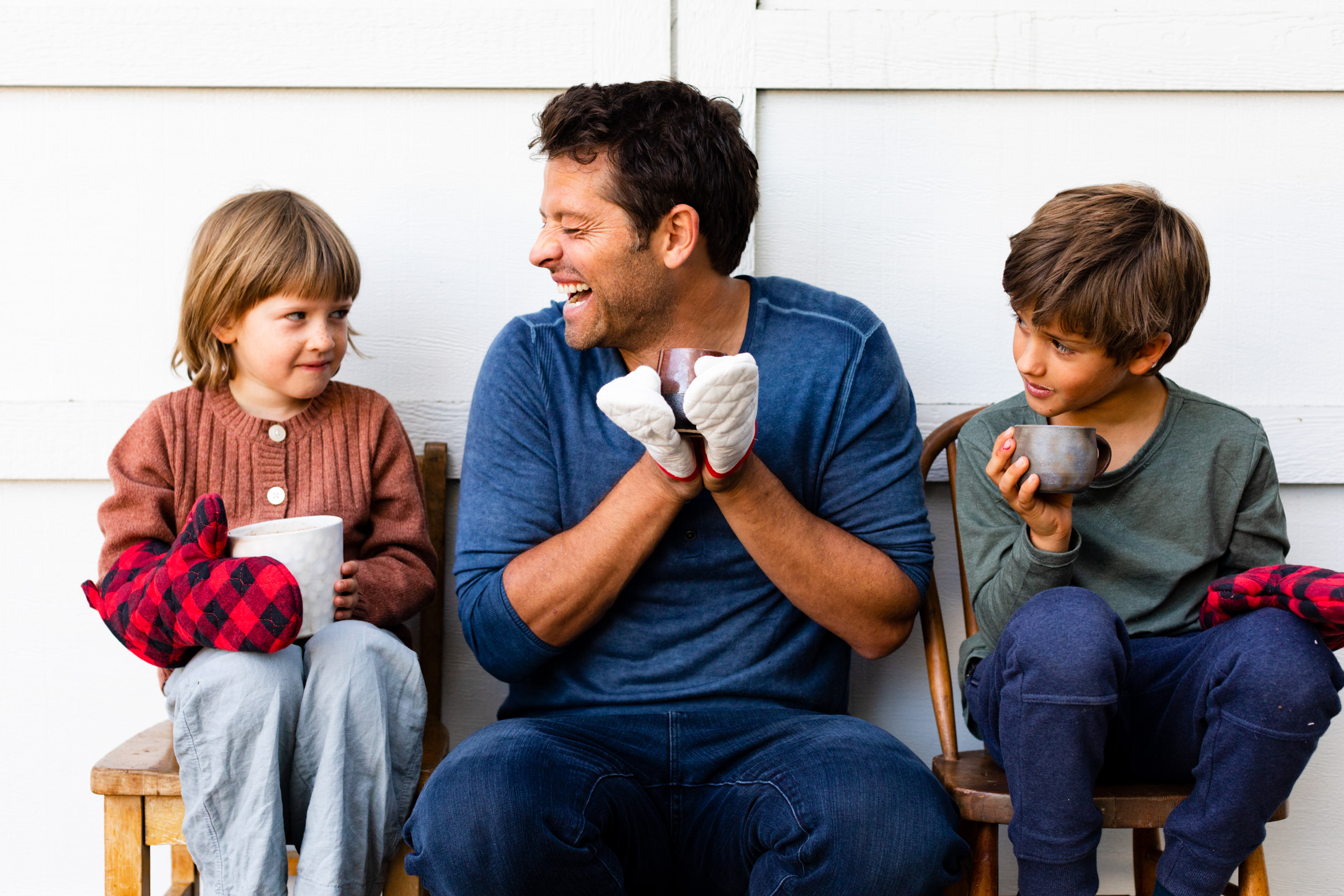 Vicki, Maison, Misha and West Collins in the adventurous eaters club with misha and vicki collins photo Michéle M. Waite