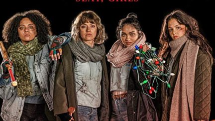 Imogen Poots, Brittany O'Grady, Lily Donoghue, and Aleyse Shannon in Black Christmas (2019)