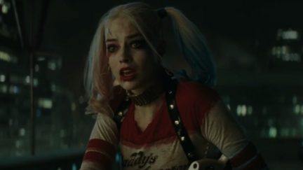 Apparently in the Ayer's cut Harley breaks up with the Joker