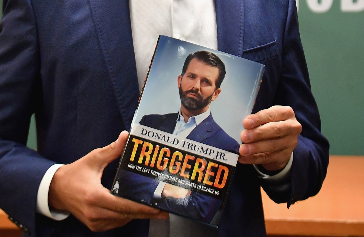 Don Jr "Triggered" book cover