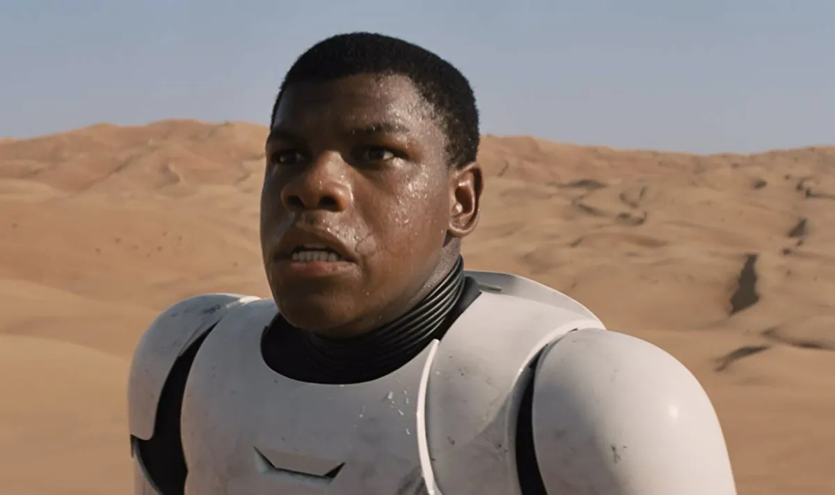 John Boyega in Star Wars: Episode VII - The Force Awakens (2015)