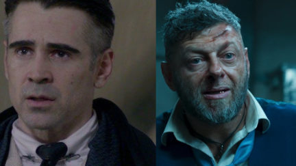 Colin Farrell and Andy Serkis