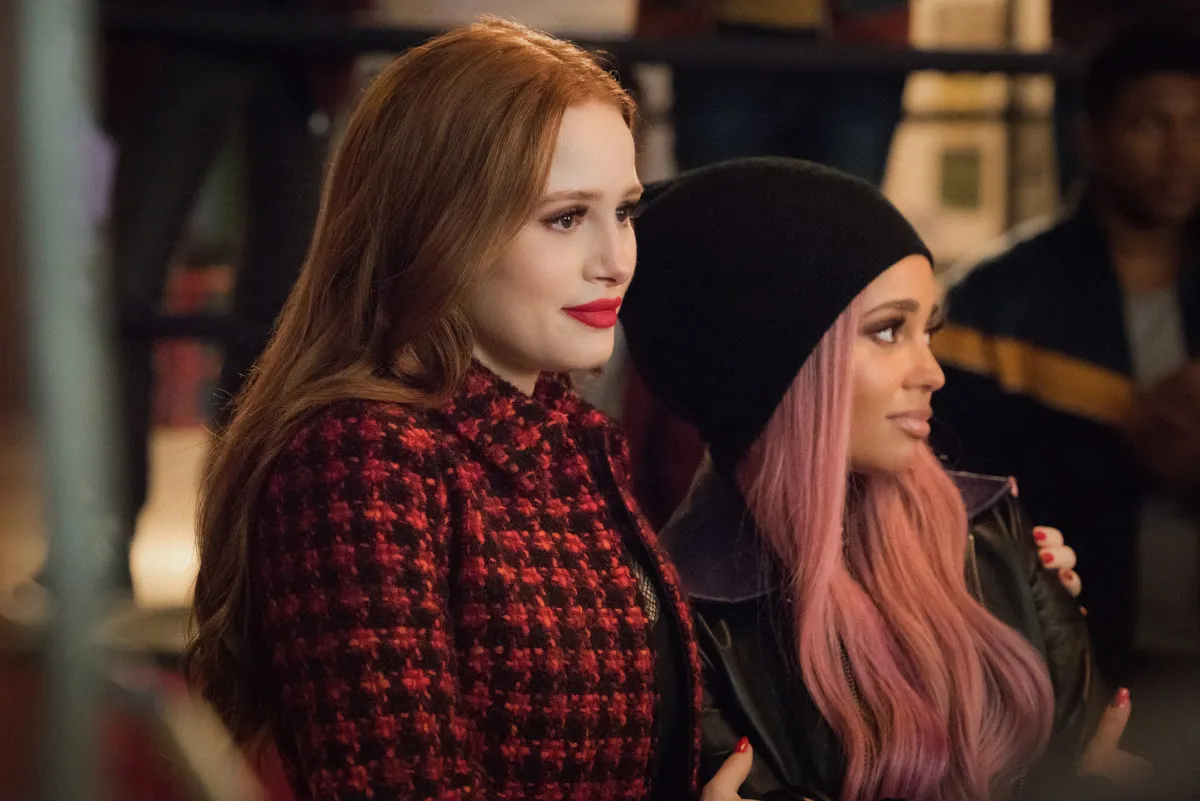 Riverdale -- "Chapter Sixty-Four: The Ice Storm" -- Image Number: RVD407b_0278.jpg -- Pictured (L-R): Madelaine Petsch as Cheryl and Vanessa Morgan as Toni -- Photo: Dean Buscher/The CW-- © 2019 The CW Network, LLC All Rights Reserved.