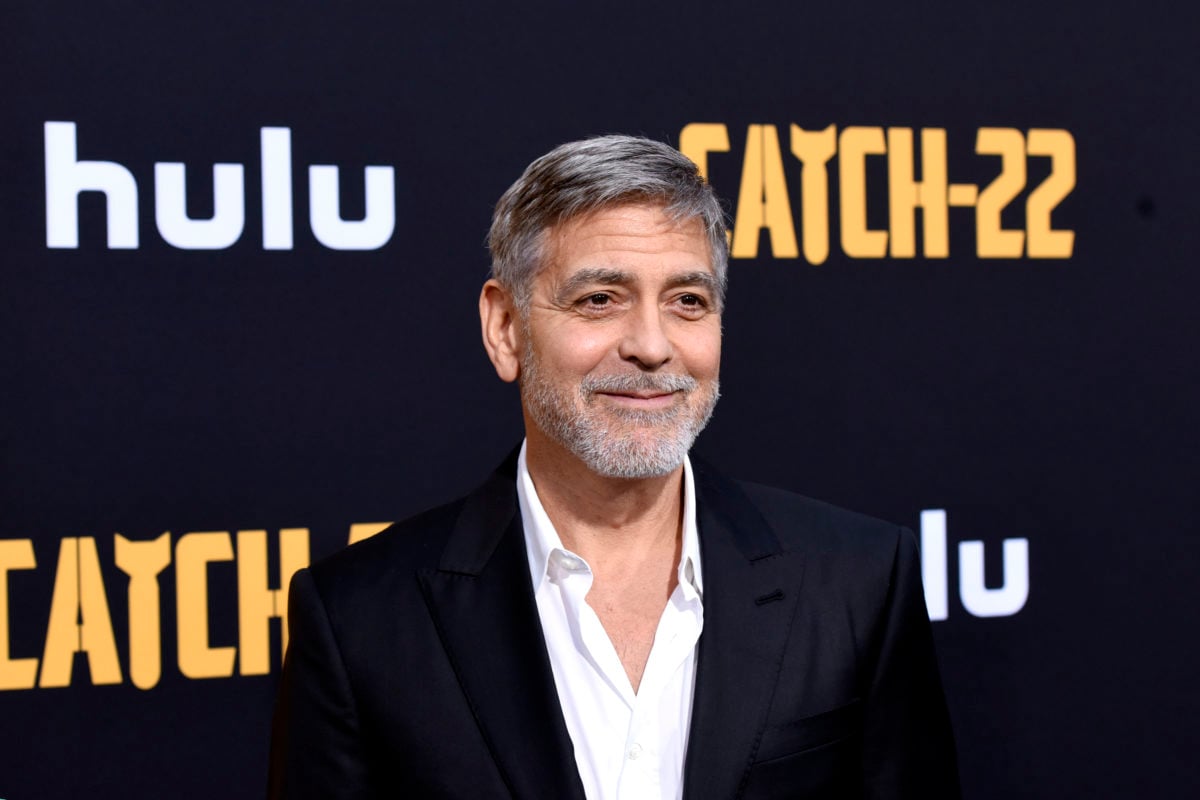 HOLLYWOOD, CALIFORNIA - MAY 07: George Clooney attends the premiere of Hulu's "Catch-22" on May 07, 2019 in Hollywood, California. (Photo by Vivien Killilea/Getty Images for Hulu)