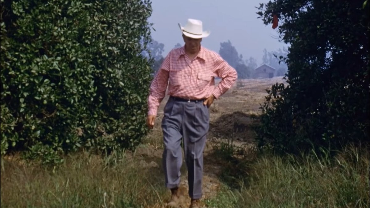 walt disney on the ground of the florida project that would eventually become walt disney world