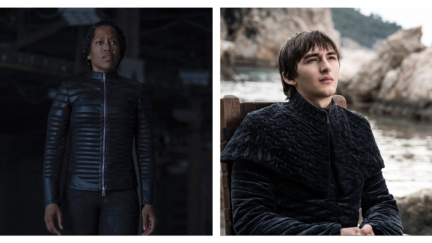 Angela Abar and Bran Stark