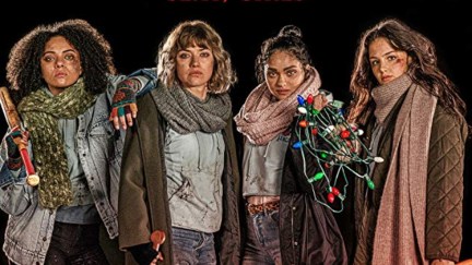 Imogen Poots, Brittany O'Grady, Lily Donoghue, and Aleyse Shannon in Black Christmas (2019)