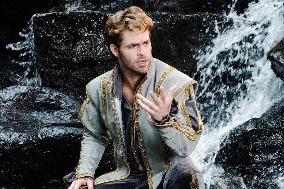 Chris Pine as Cinderella's Prince in Into the Woods