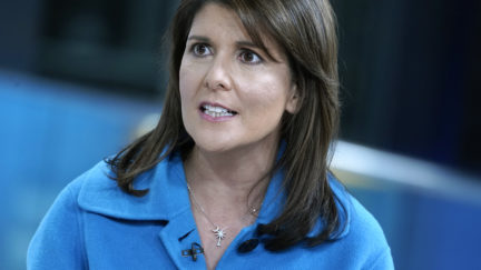 Nikki Haley looks aggreavated.