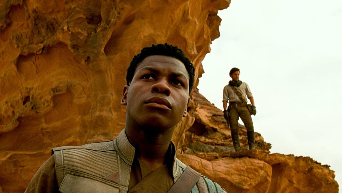 Oscar Isaac and John Boyega in Star Wars: Episode IX - The Rise of Skywalker (2019)