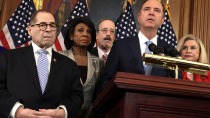 House Democrat Leaders announce articles of impeachment against Trump