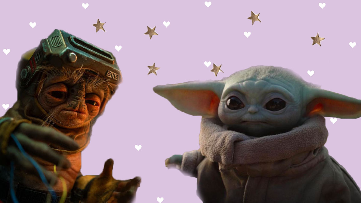 Babu Frik and Baby Yoda