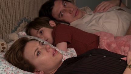 Scarlett Johansson, Adam Driver, and Azhy Robertson in Marriage Story (2019)