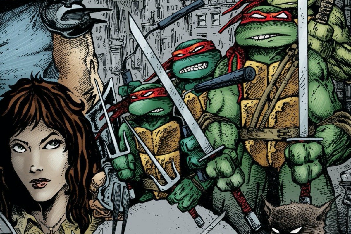 The original teenage mutant ninja turtles when they all had the same bandana