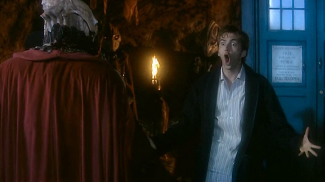 The Doctor shouts, "I don't know!" in BBC's Doctor Who.