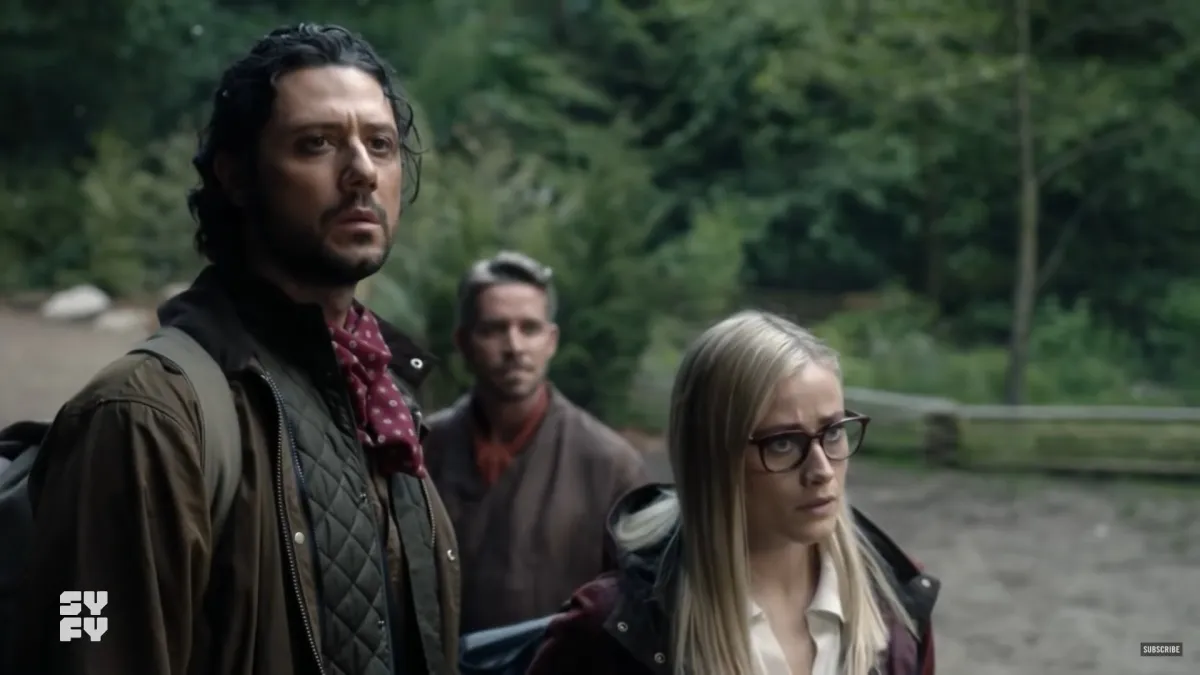 hale appleman and olivia taylor dudley and eliot and alice in the magicians