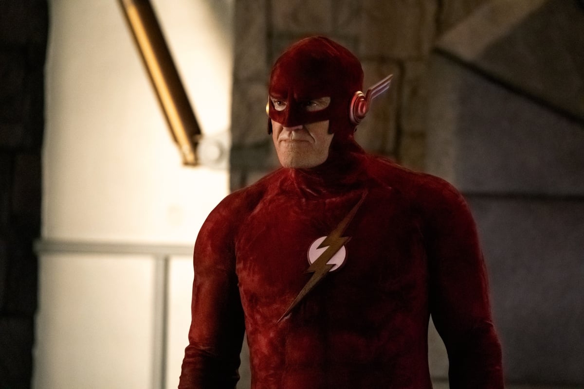 The Flash -- "Crisis on Infinite Earths: Part Three" -- Image Number: FLA609b_0422b.jpg -- Pictured: John Wesley Shipp as Flash 90 -- Photo: Katie Yu/The CW -- © 2019 The CW Network, LLC. All Rights Reserved.