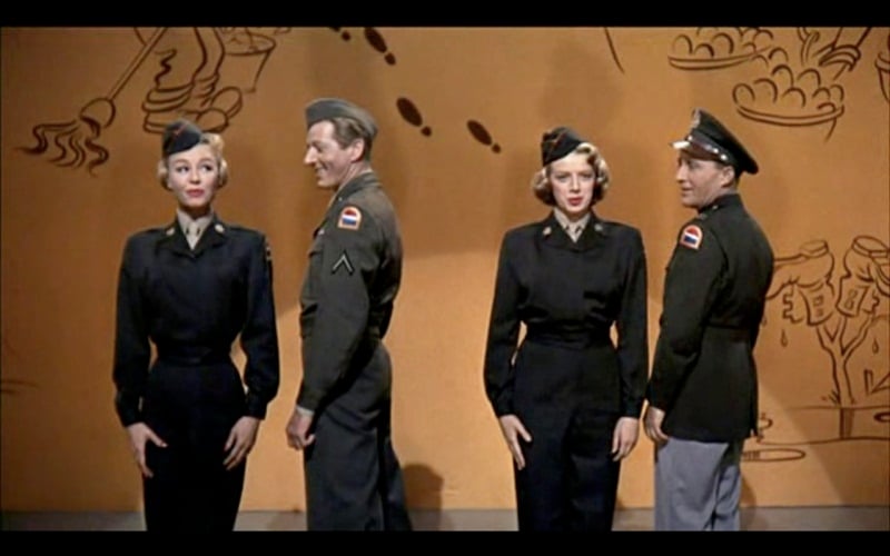 gee i wish i was back in the army in white christmas