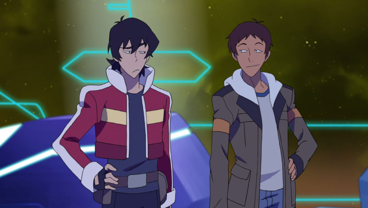 Keith and Lance on Voltron