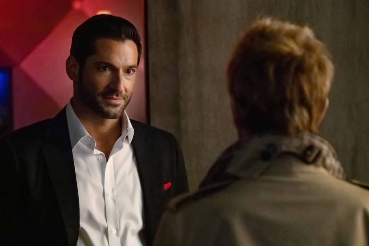 The Flash -- "Crisis on Infinite Earths: Part Three" -- Image Number: FLA609c_0221b2.jpg -- Pictured: Tom Ellis as Lucifer -- Photo: Katie Yu/The CW -- © 2019 The CW Network, LLC. All Rights Reserved.