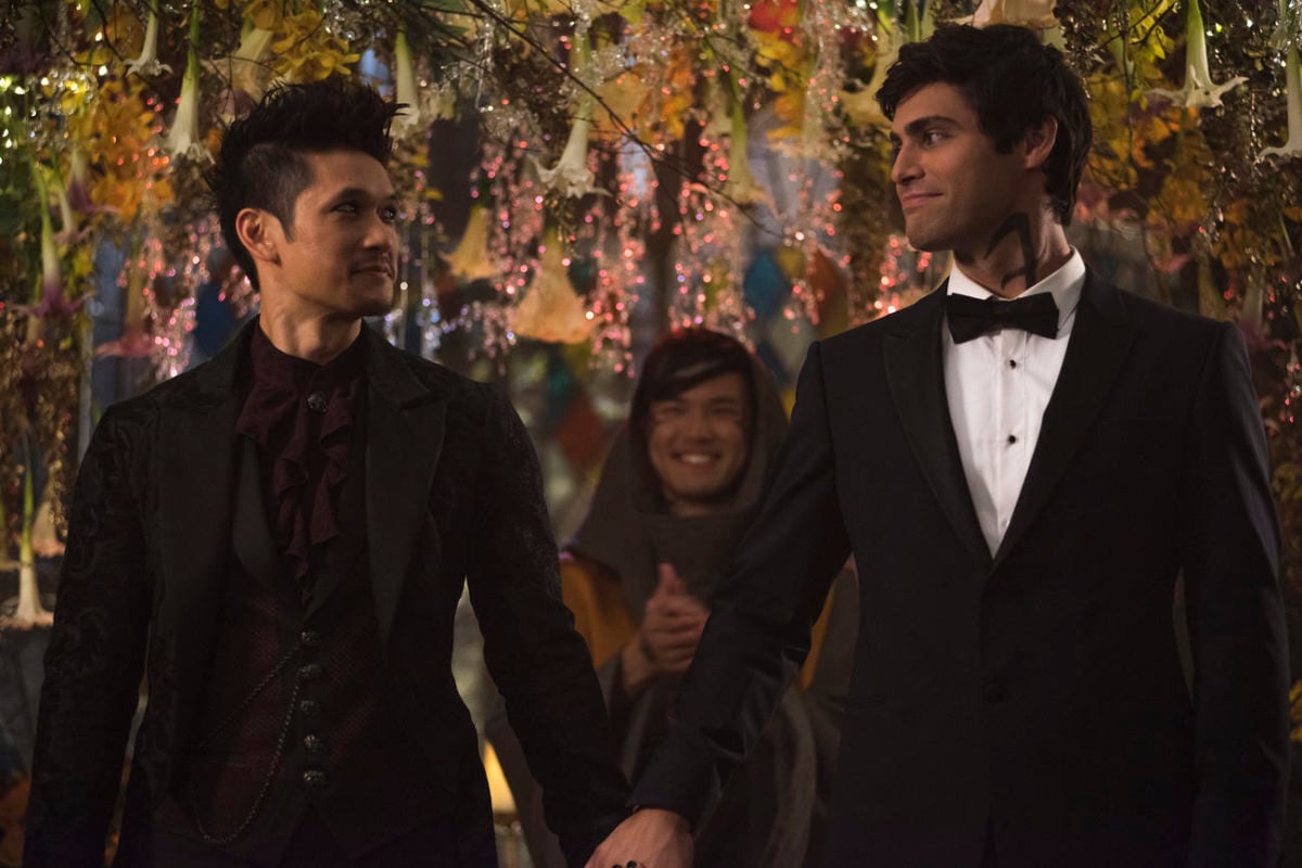 Magnus and Alec on Shadowhunters