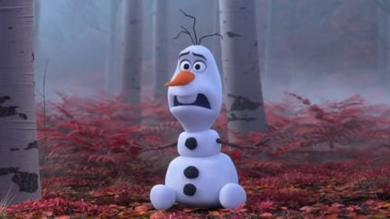 olaf has a moment in frozen 2
