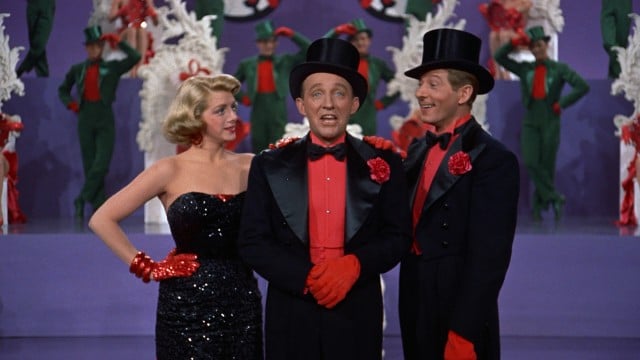the minstrel nuber in white christmas with clooney, crosby and kaye