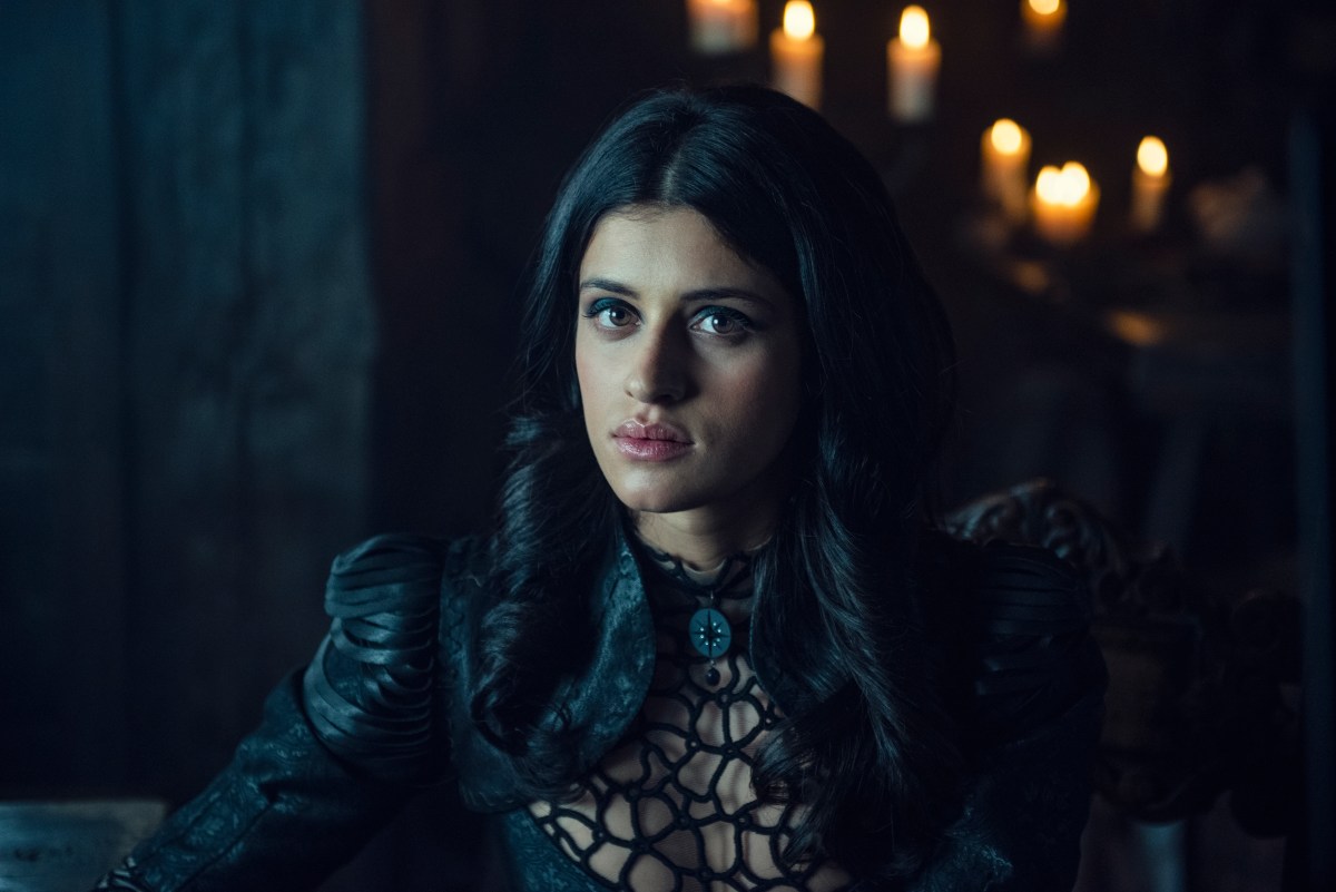 Anya Chalotra as Yennefer in the witcher. Katalin Vermes/Netflix.