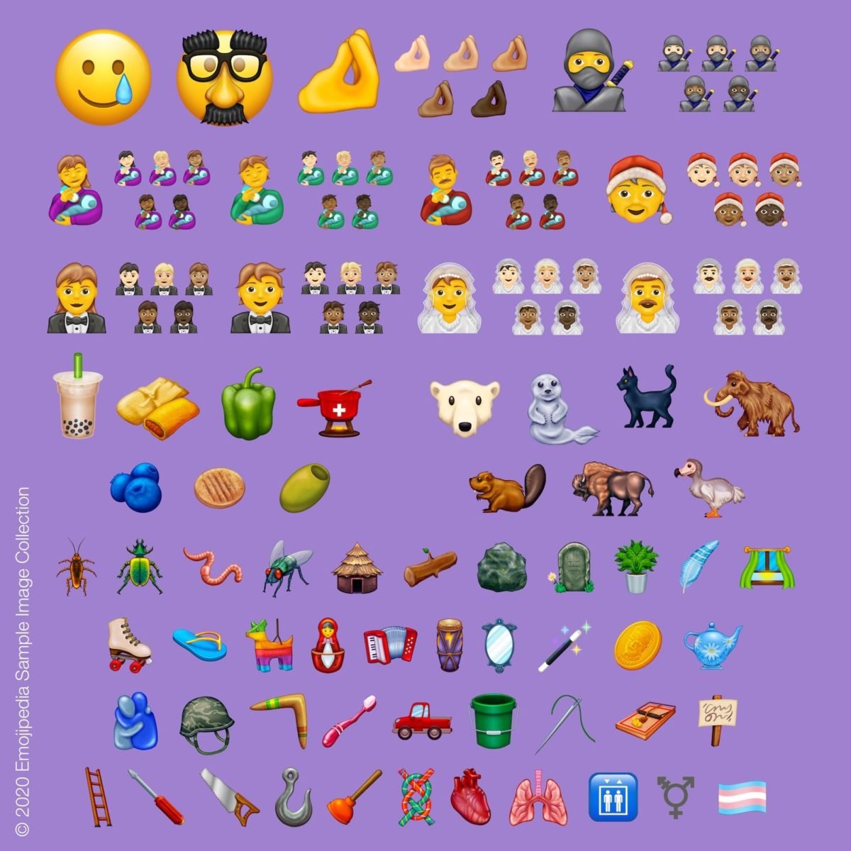 2020 new emojis