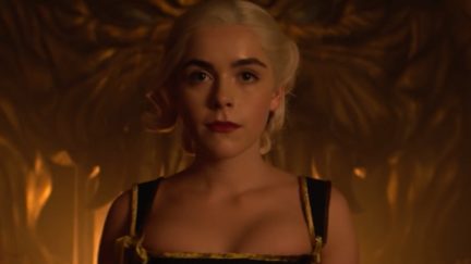 Kiernan Shipka as Sabrina Spellman: still in a mostly bad wig