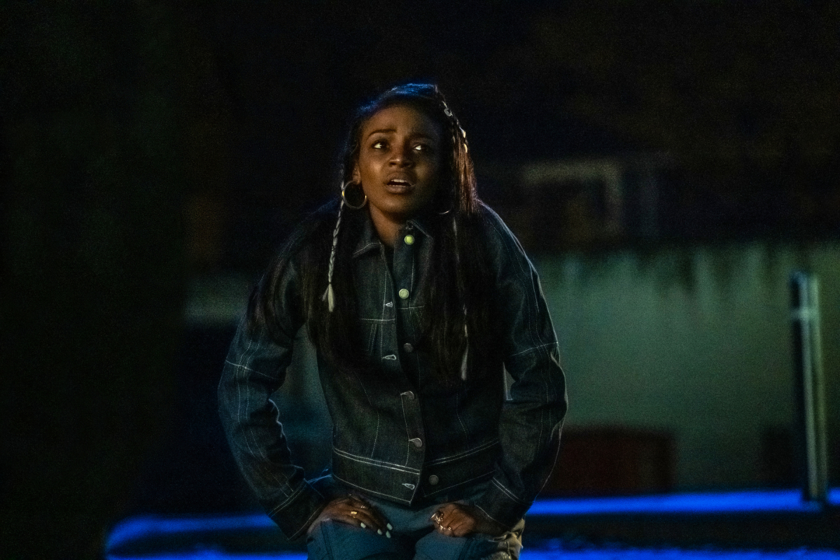 Arrow -- "Green Arrow & The Canaries" -- Image Number: AR809a_0146r.jpg -- Pictured: Raigan Harris as Bianca Bertinelli -- Photo: Katie Yu/The CW -- © 2020 The CW Network, LLC. All Rights Reserved.