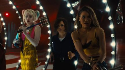 Margot Robbie, Mary Elizabeth Winstead, Jurnee Smollett-Bell, Rosie Perez, all being cool