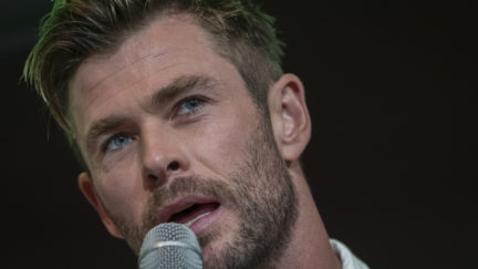 SYDNEY, AUSTRALIA - OCTOBER 30: Chris Hemsworth attends a preview of Tourism Australia's latest campaign at Sydney Opera House on October 30, 2019 in Sydney, Australia. (Photo by Brook Mitchell/Getty Images)