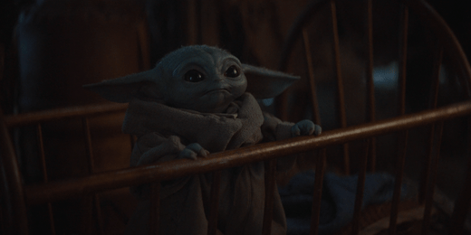 baby yoda crib