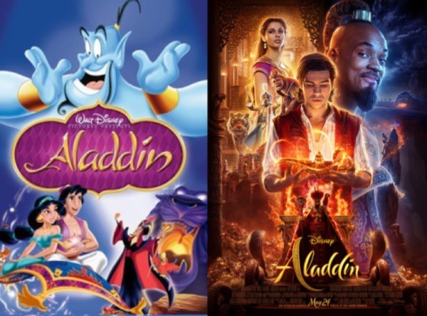 Disney's Aladdin posters.